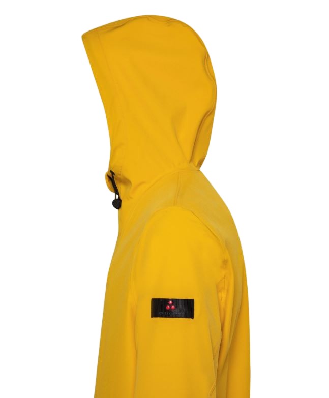 Peuterey Water-Repellent Yellow Jacket With Adjustable Hood
