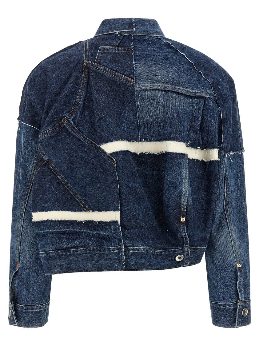 Sacai Patchwork Denim Jacket