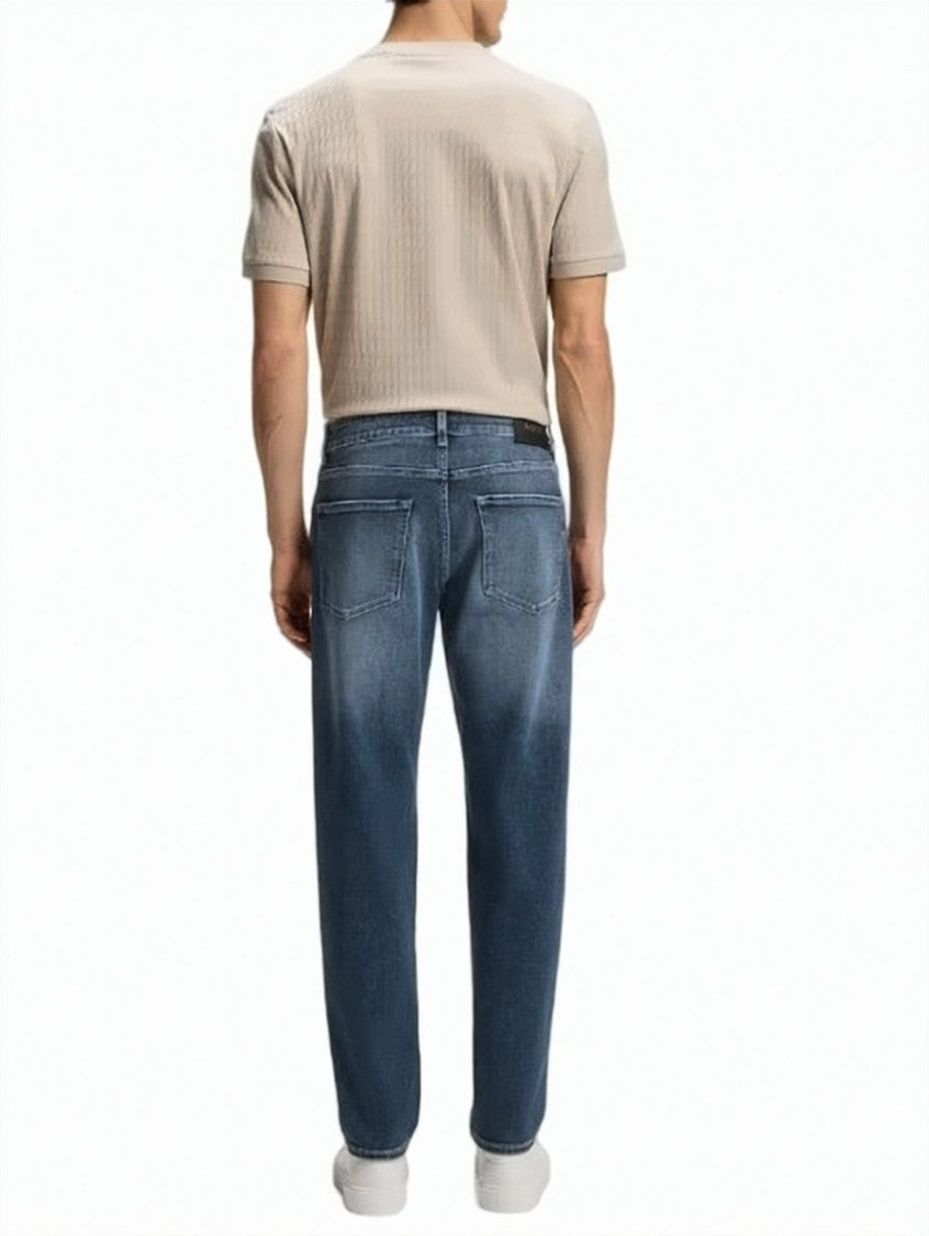 Boss Blue Maine Tapered Denim Jeans