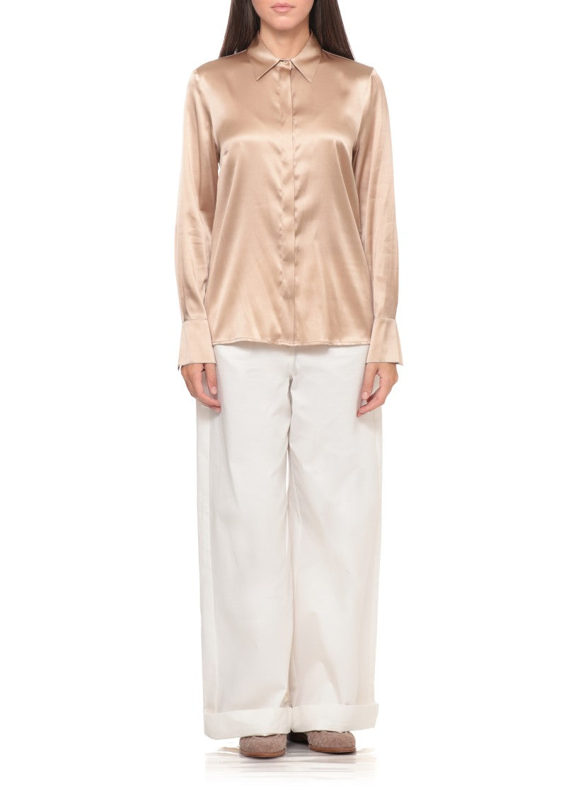 Peserico Silk Long-Sleeve Shirt
