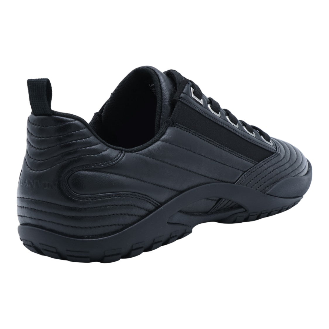 Lanvin Textured Low-Profile Branded Sneakers