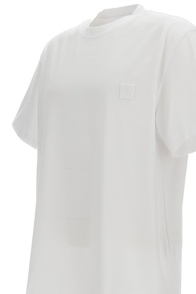 Wooyoungmi White Logo Cotton T-Shirt