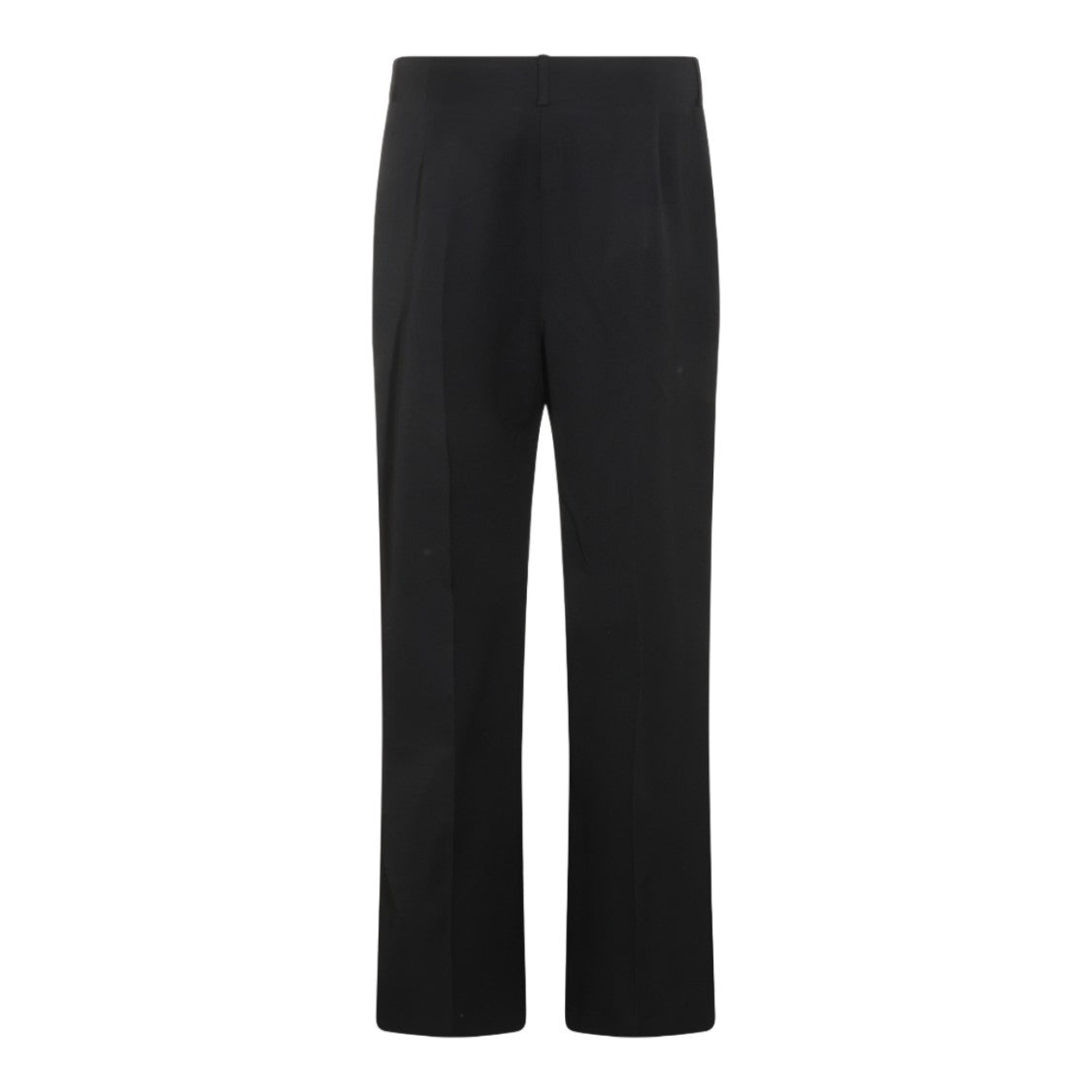 Khaite Straight-Leg Trousers With High Waist And Subtle Crease Detail
