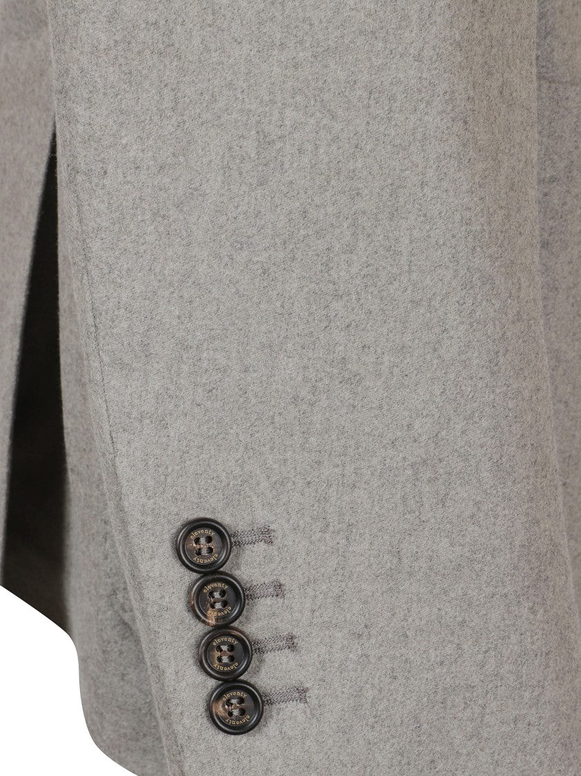 Eleventy Beige Tailored Jacket With Notch Lapels