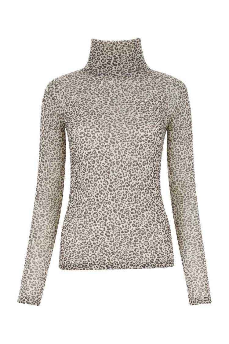 Saint Laurent Printed Wool Top
