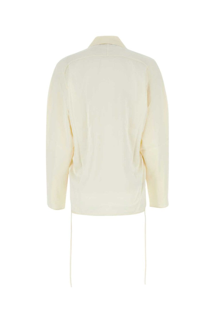 Kiko Kostadinov Ivory Satin Shirt