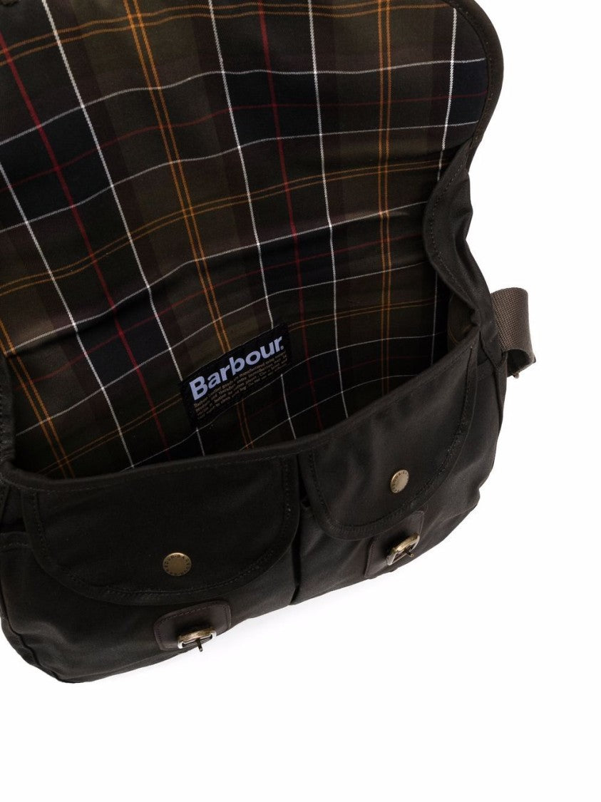 Barbour Wax Leather Tarras Shoulder Bag
