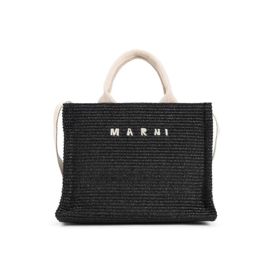 Marni Raffia East-West Tote Bag