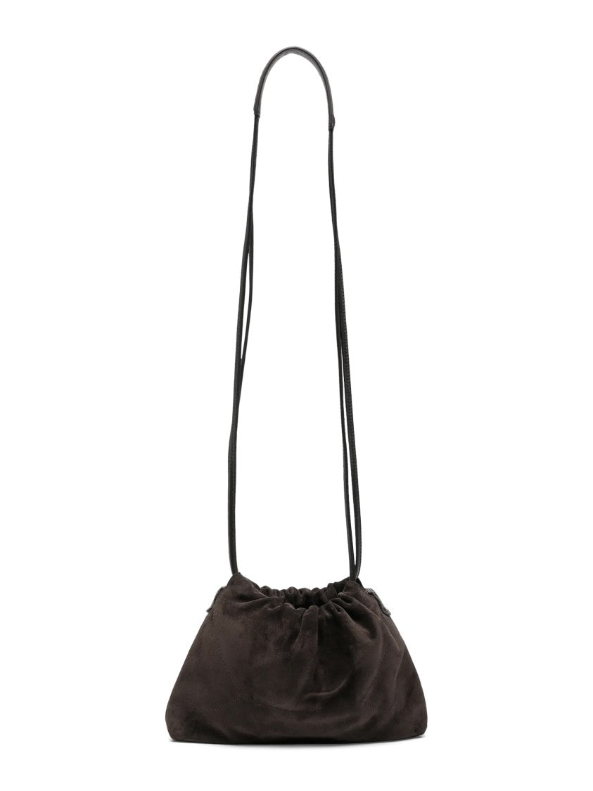 Brunello Cucinelli Soft Gathered Suede Bag