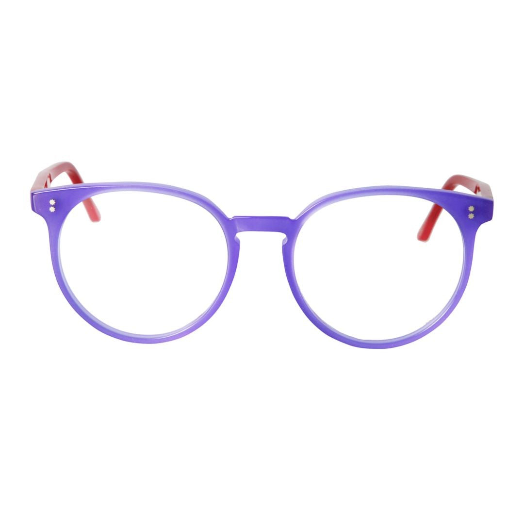 Kador Jane-53 Translucent Purple Round Frame Kador Eyeglasses