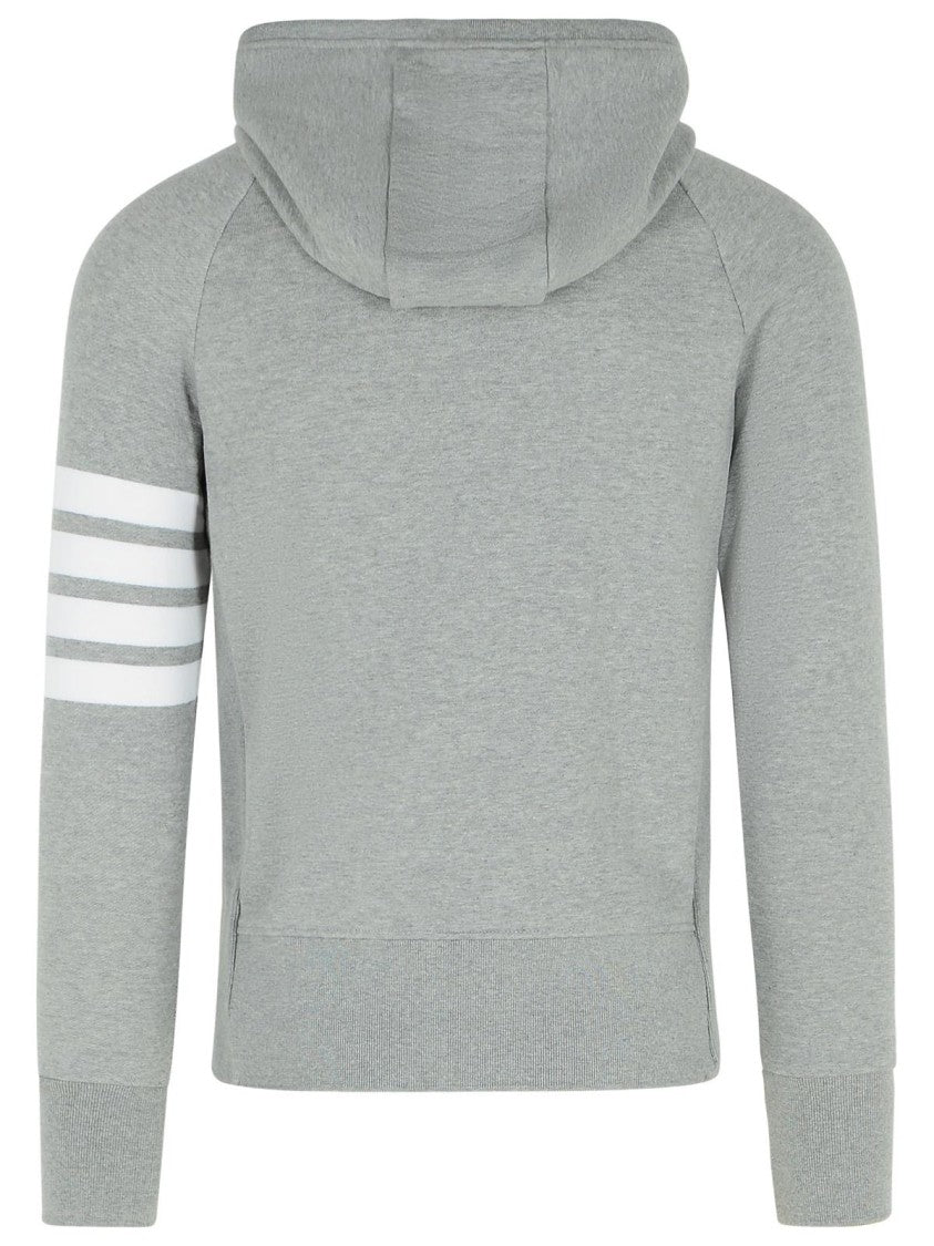 Thom Browne Gray Cotton Sweatshirt
