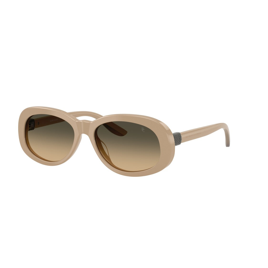 Brunello Cucinelli 0Bc4021s Rounded Rectangular Acetate Sunglasses With Gradient Lenses