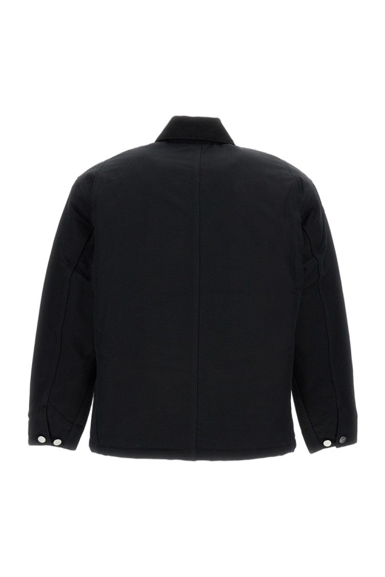 Carhartt Wip Original Loose Fit Dearborn Canvas Jacket With Adjustable Cuffs