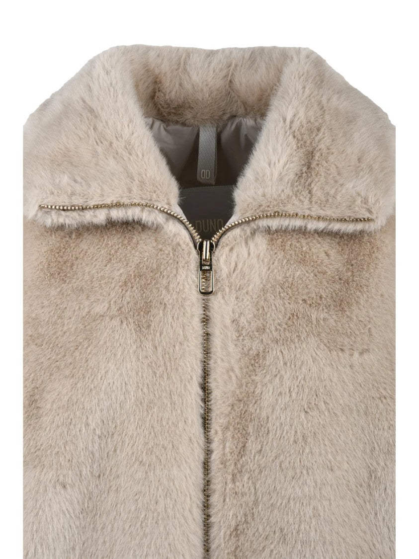 Duno Beige Polyester Eco Coat