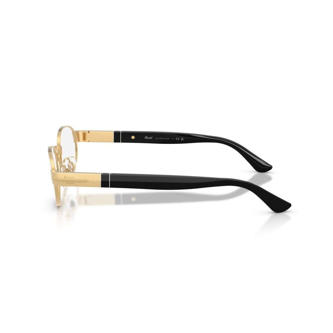 Persol 0Po1026v Oval Metal Frame Eyeglasses