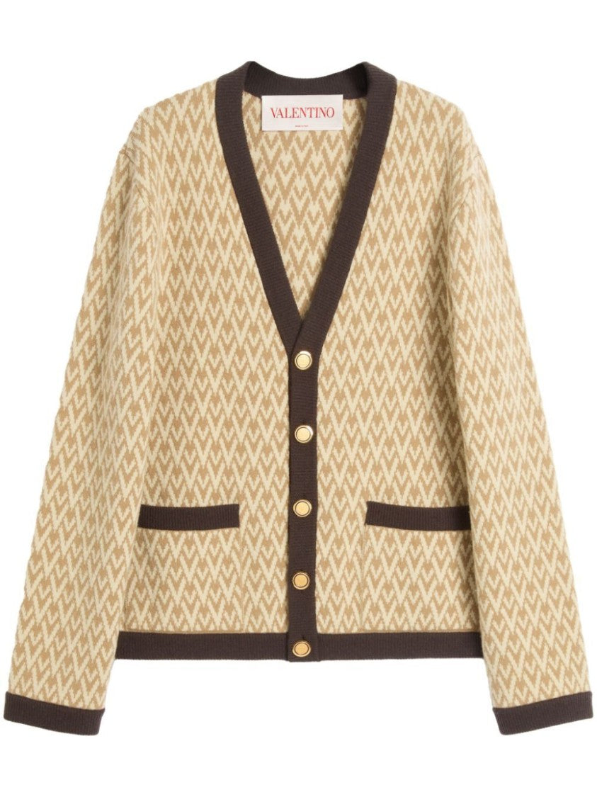 Valentino `Toute La V` Cardigan