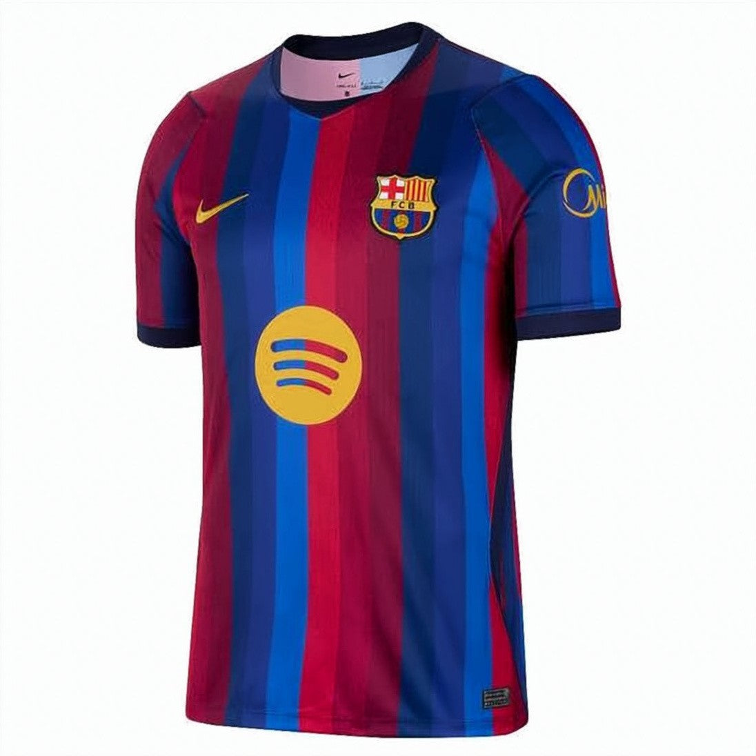 Nike Short-Sleeve Athletic Training T-Shirt With Vertical Stripes