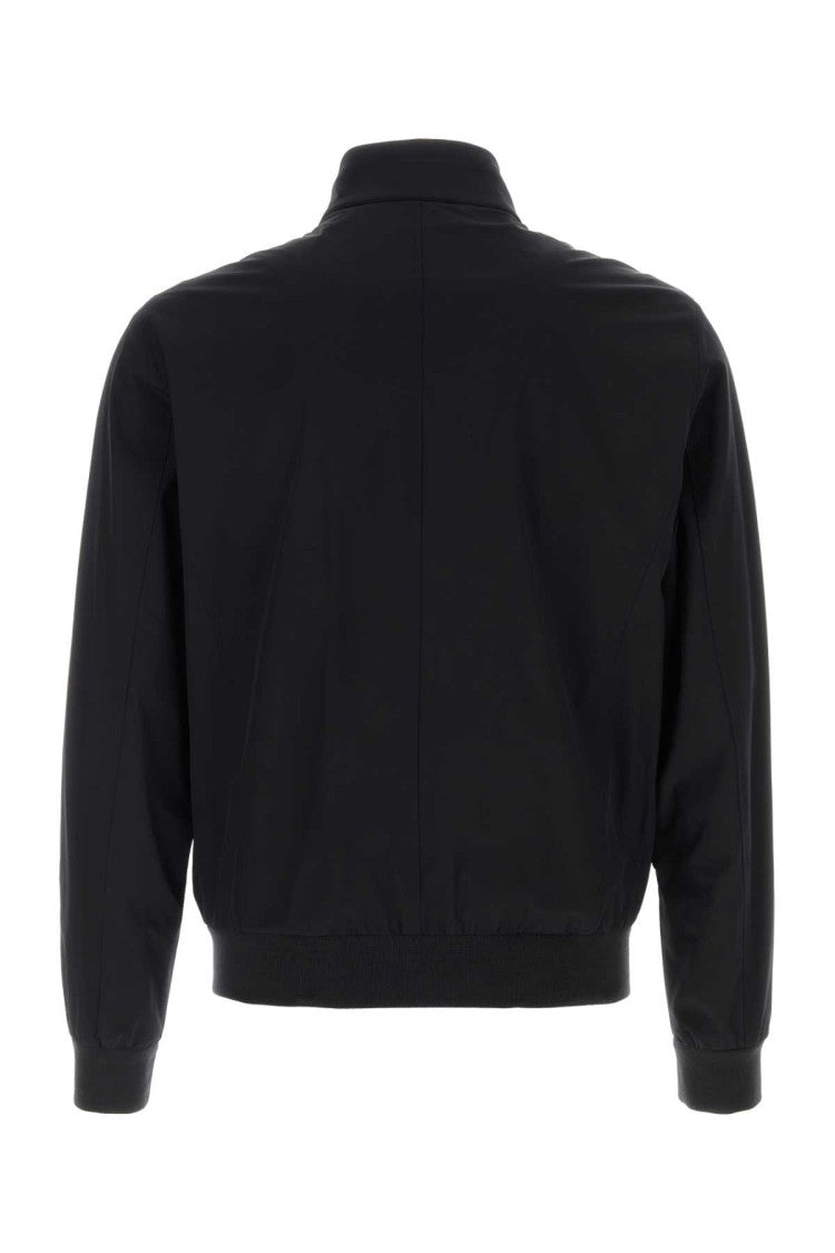 Moorer Midnight Blue Nylon Blend Albert Jacket
