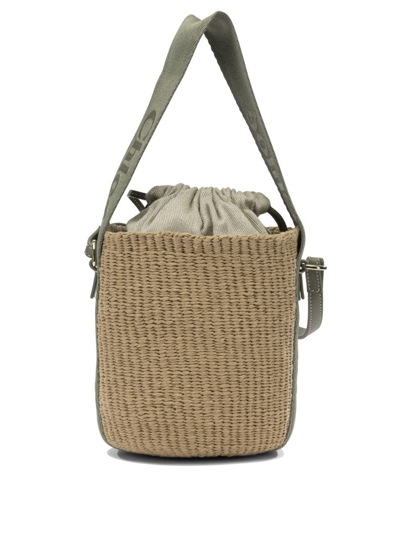 Chloé Compact Woven Paper Crossbody Bag