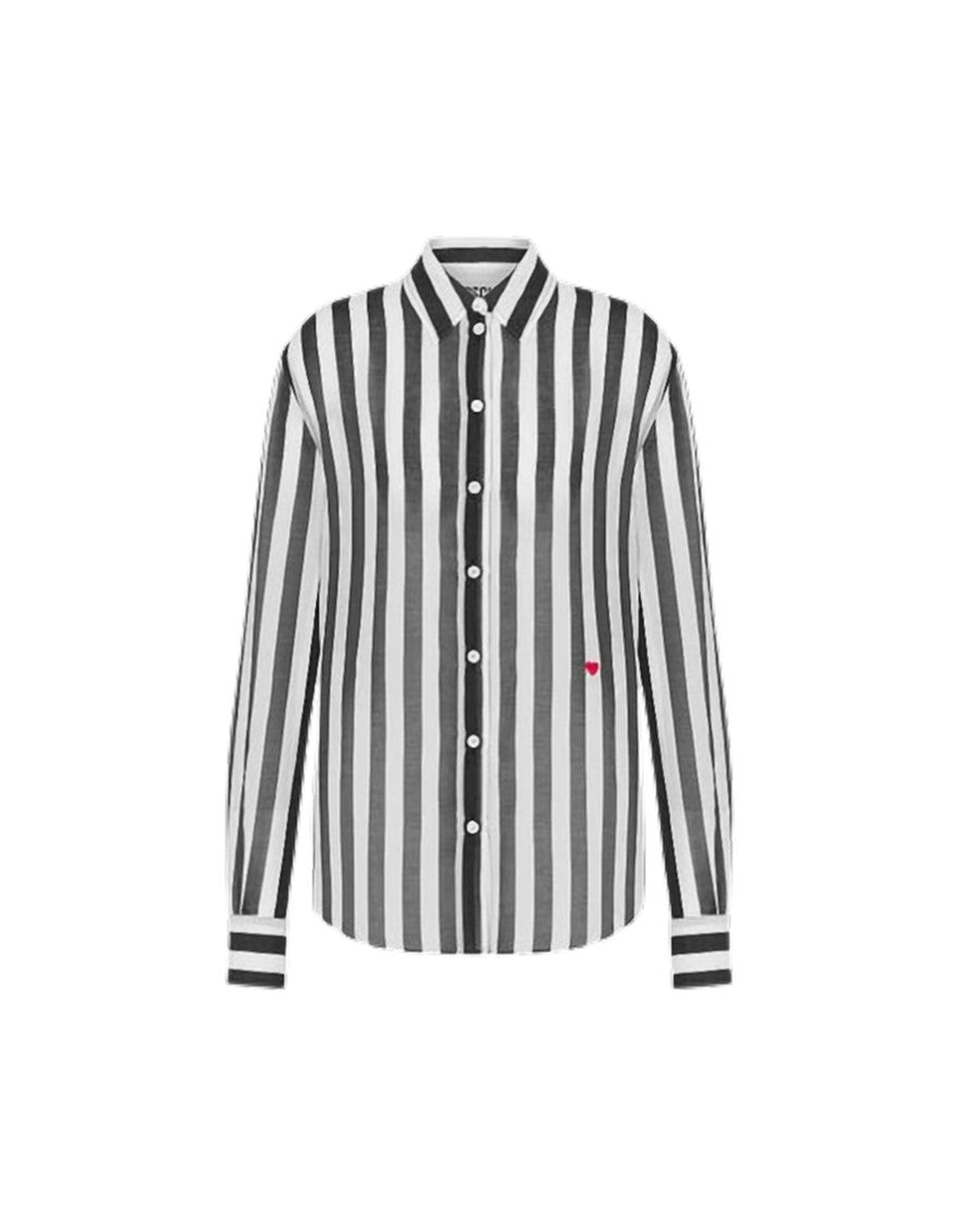 Moschino White Stripe Shirt