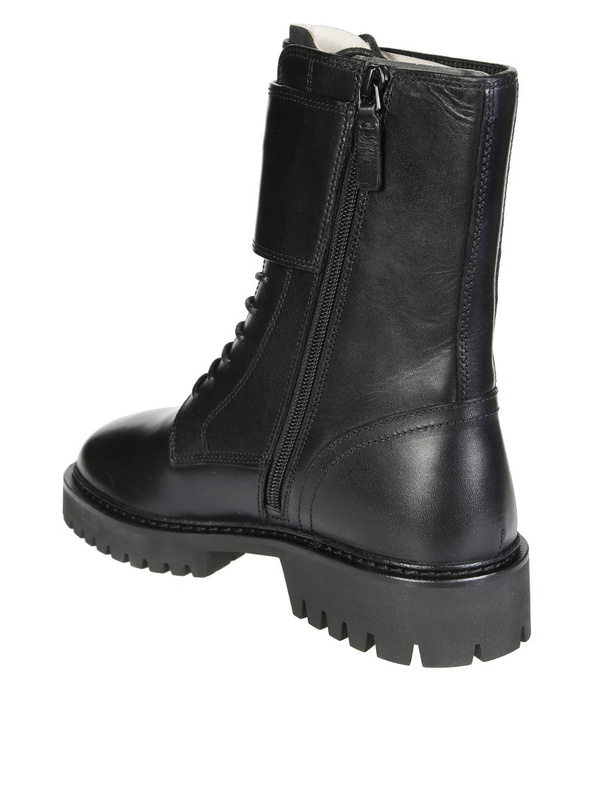 Tory Burch Turnlock Ankle Boot With Metallic Detailing