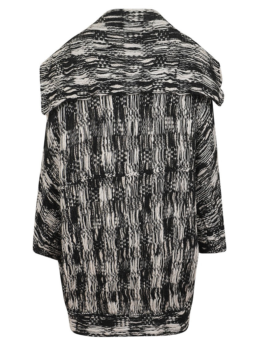 Yohji Yamamoto Wool Top With Abstract Pattern