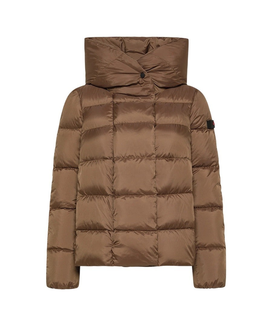 Peuterey Short Down Jacket Wide Shawl Collar