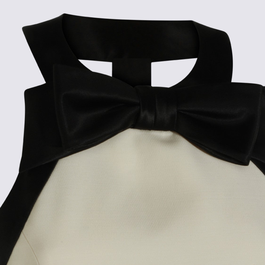 Valentino Sleeveless A-Line Dress With Bow Detail And Keyhole Back