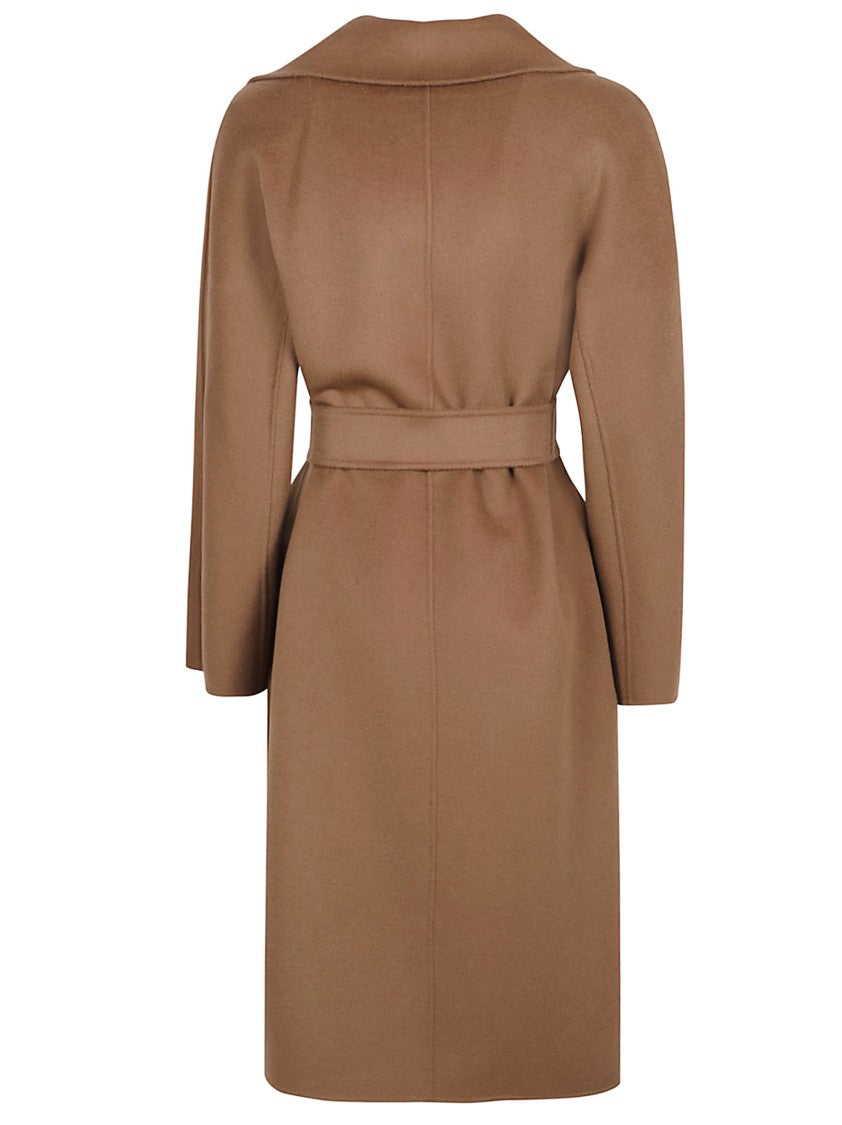 Max Mara Knee-Length Coat With Wide Lapel