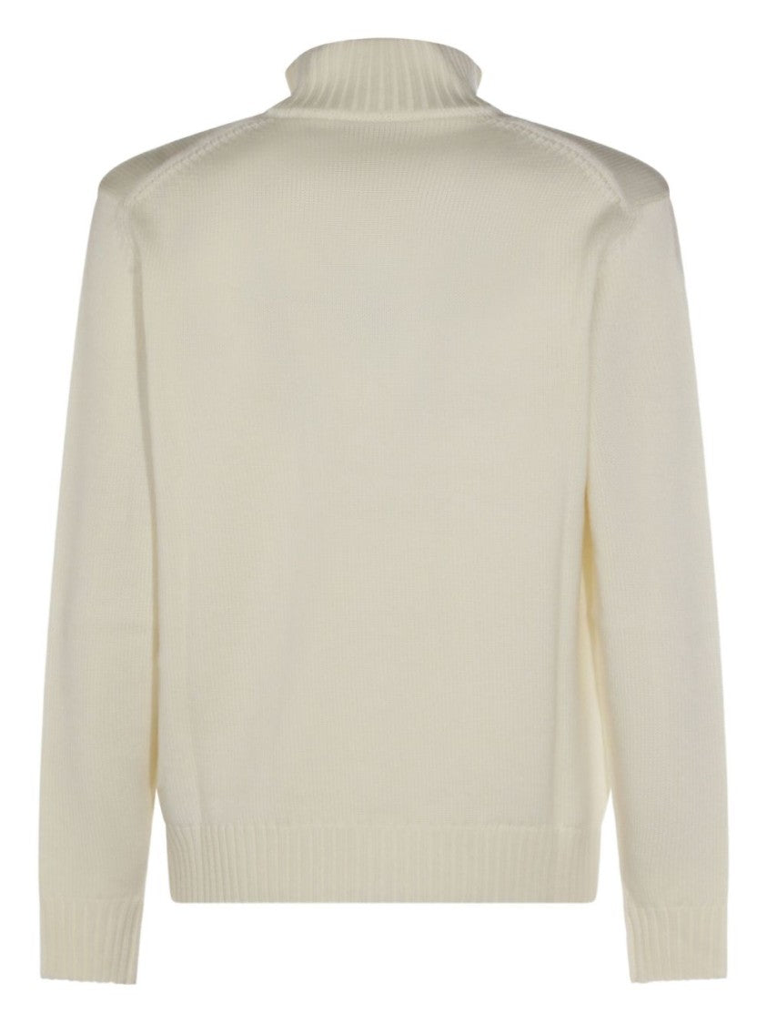 Zanone Minimalist Knit Sweater With Timeless Silhouette