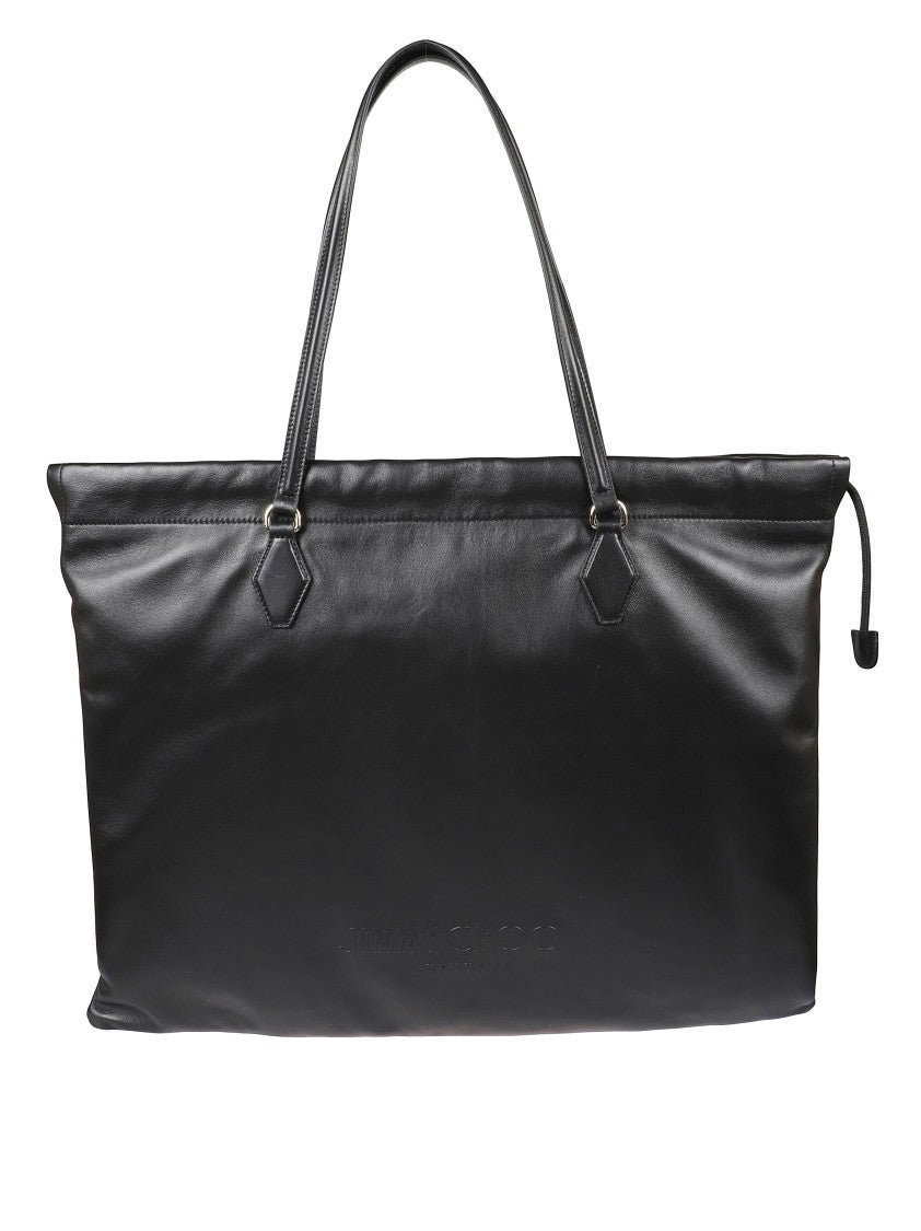 Jimmy Choo Black Tote With Smooth Leather Finish
