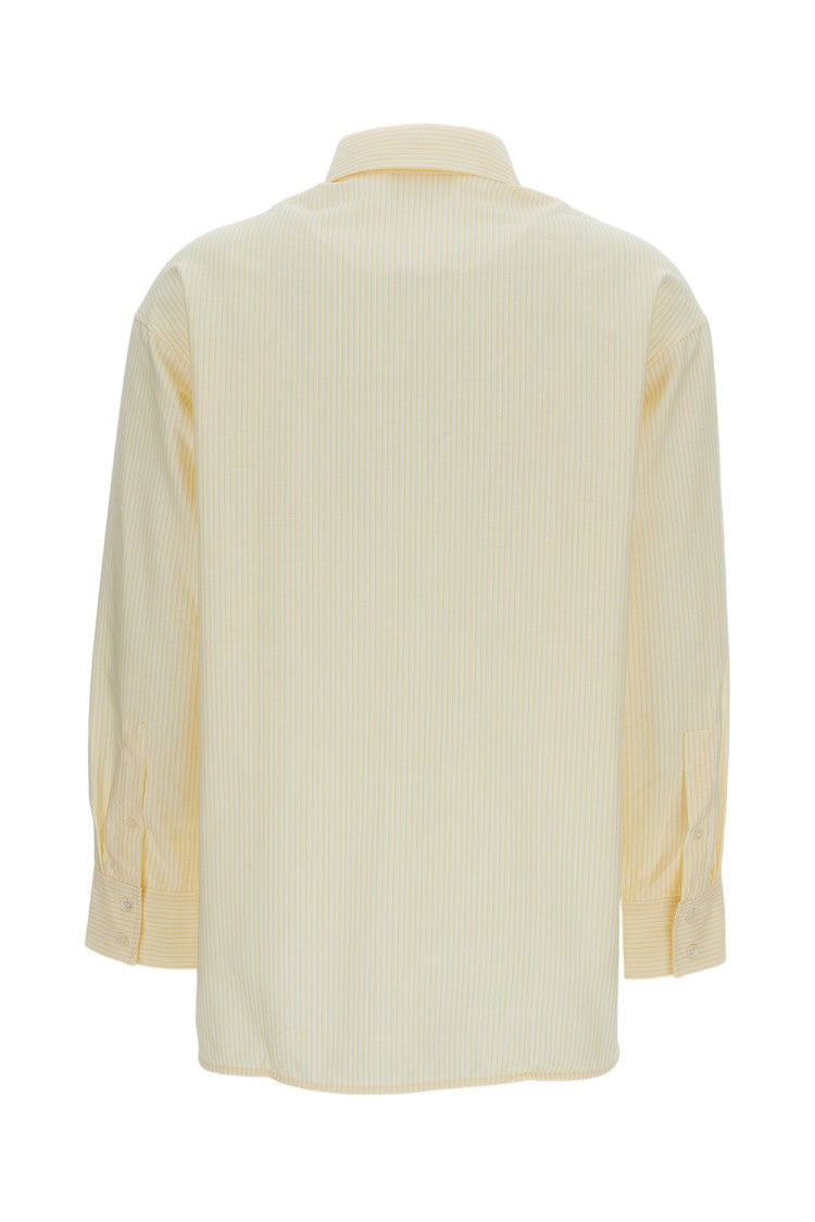 Maison Kitsuné Yellow Dreaming Fox Casual Shirt