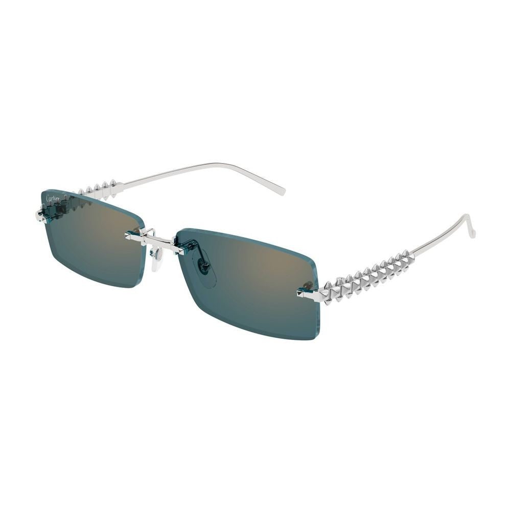 Cartier Ct0604s Clash De Rectangular Rimless Sunglasses