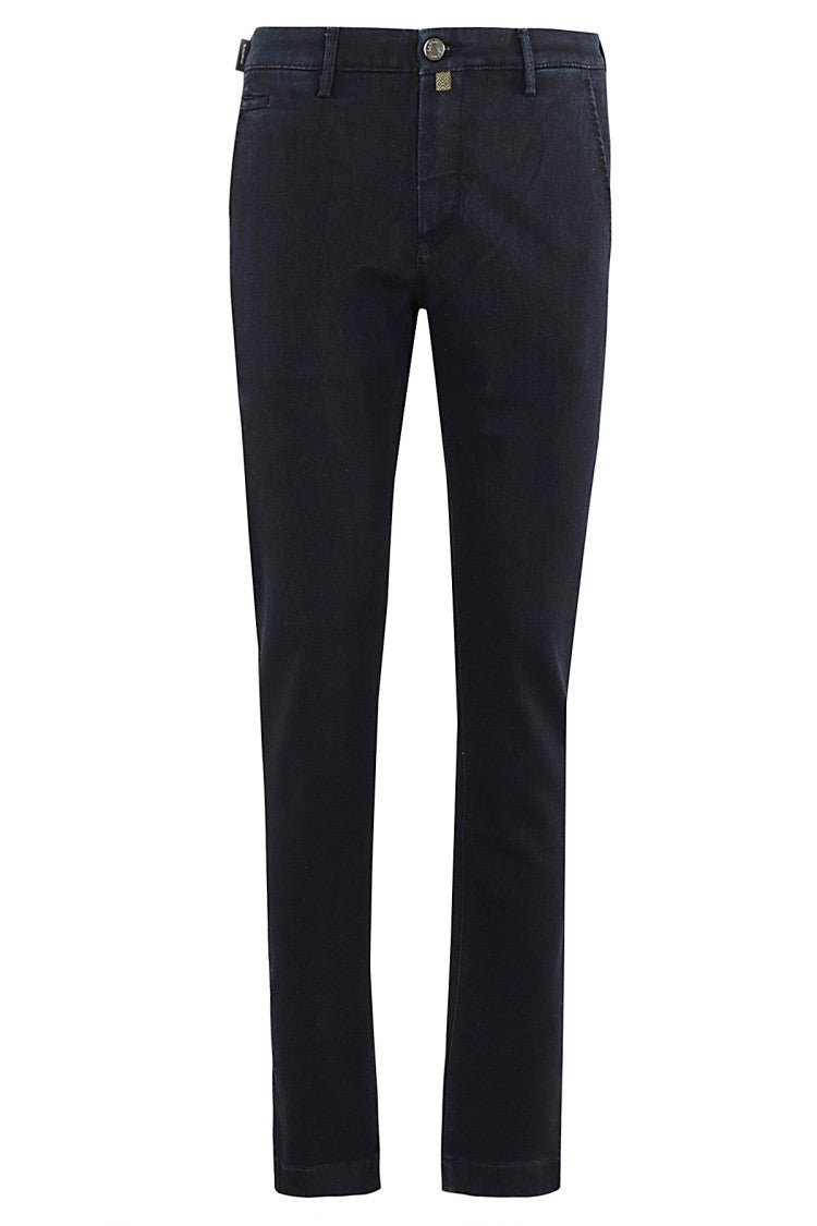 Jacob Cohen 10-Ounce Dark Blue American Pocket Jeans