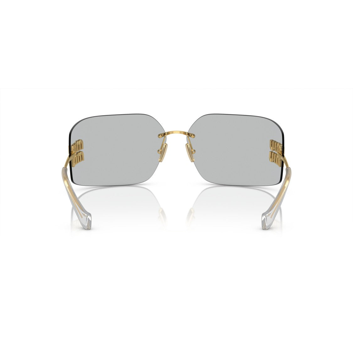 Miu Miu 0Mu 54Ys Rimless Square Sunglasses