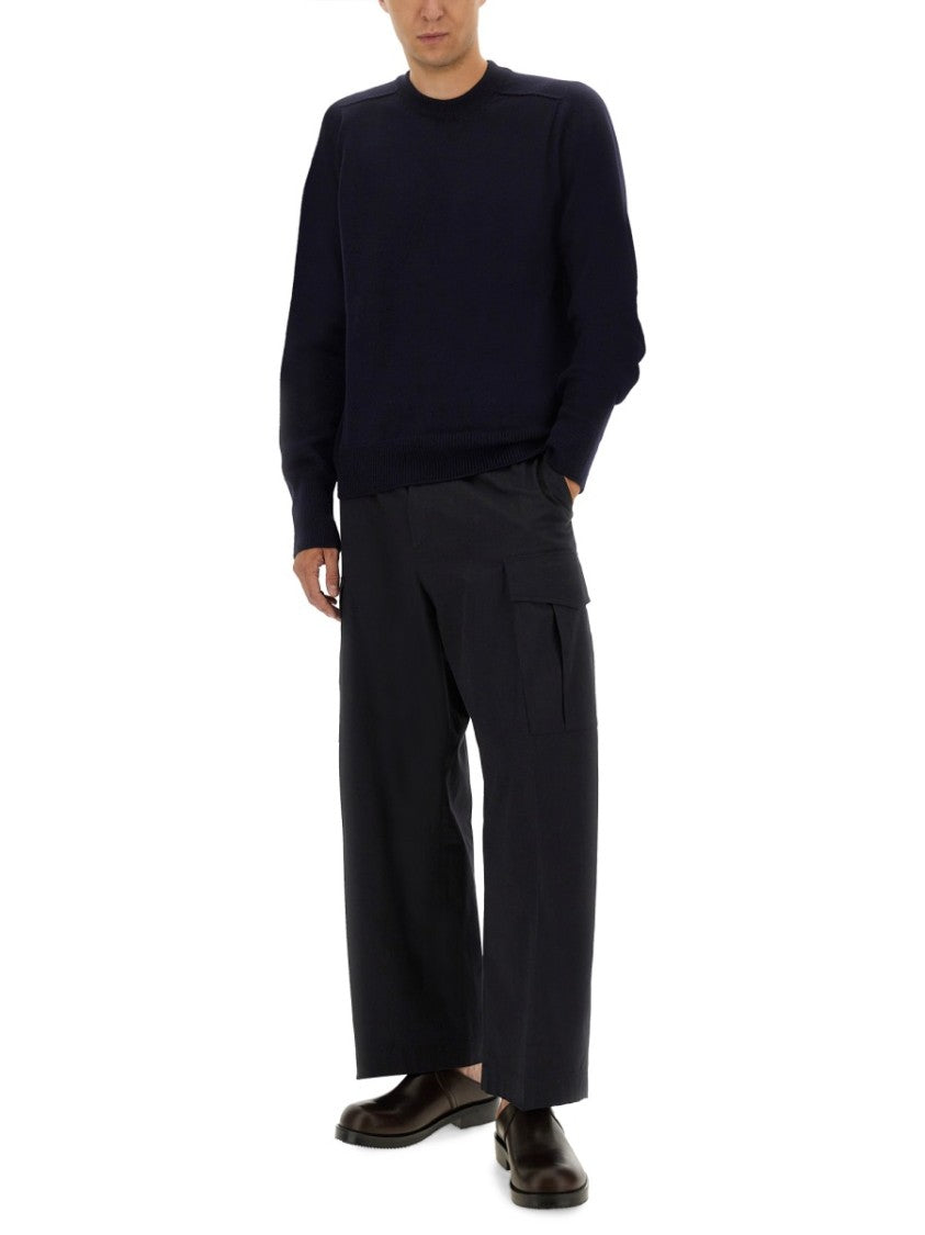 Studio Nicholson Crew Neck Black Sweater