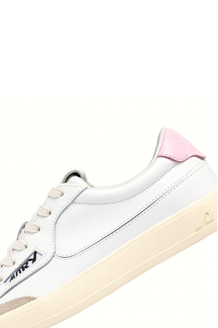 Autry Pink Windscape Leather Sneakers