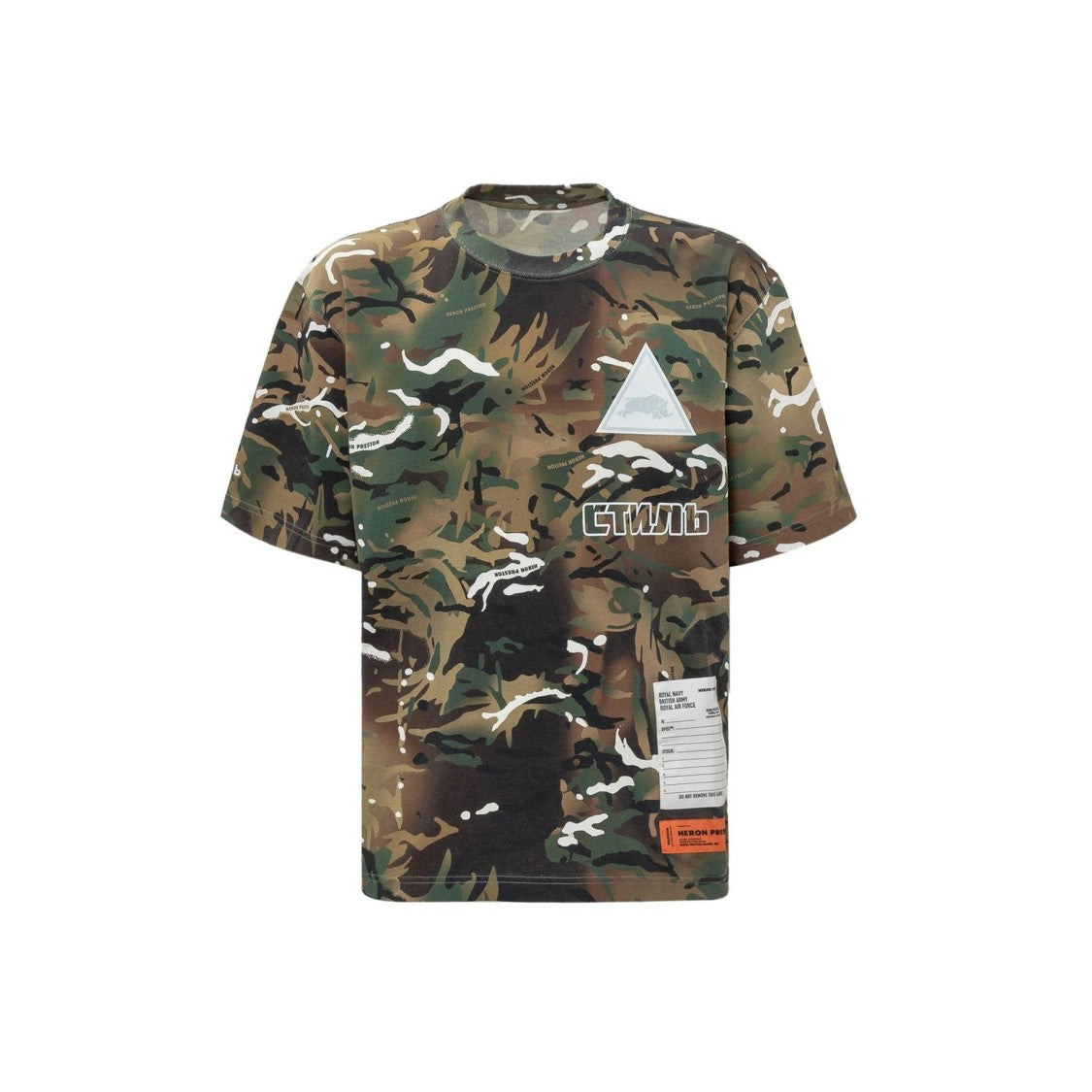Heron Preston Camouflage T-Shirt