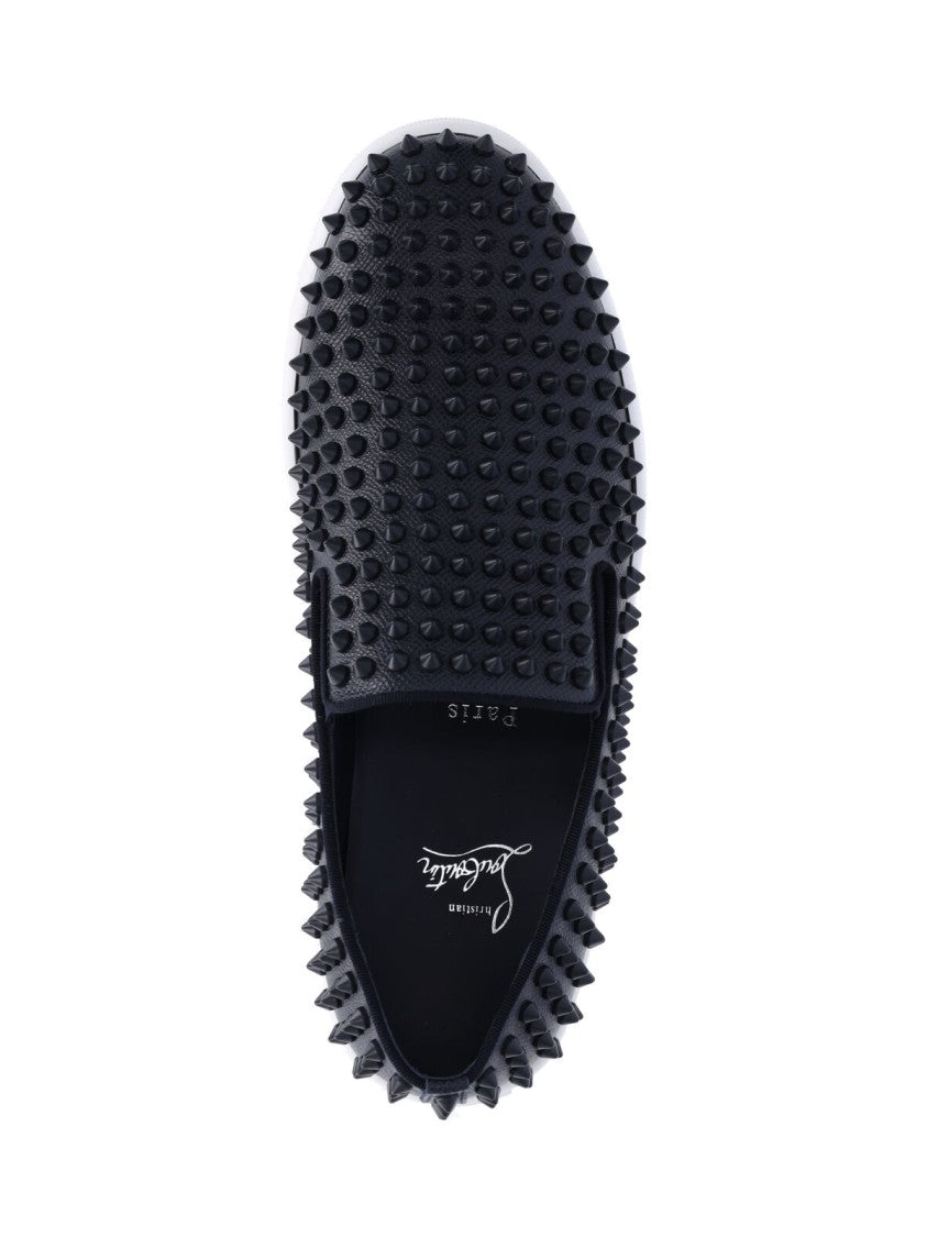 Christian Louboutin Spikeboat' Sneakers – Black