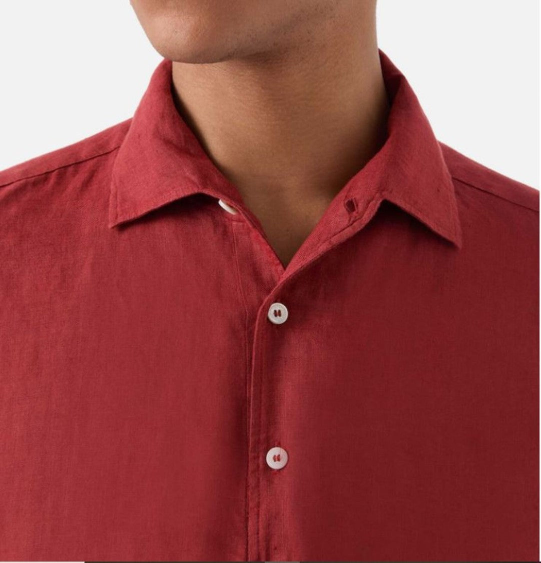 Mc2 Saint Barth Relaxed Fit Long-Sleeve Shirt With Classic Collar