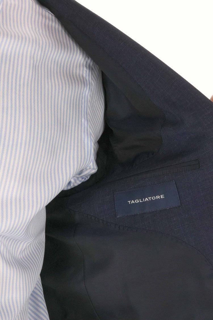 Tagliatore Bruce Line Wool-Linen Comfort Dress