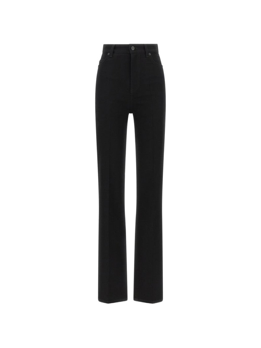 Balenciaga Grey High-Waist Slim Fit Jeans