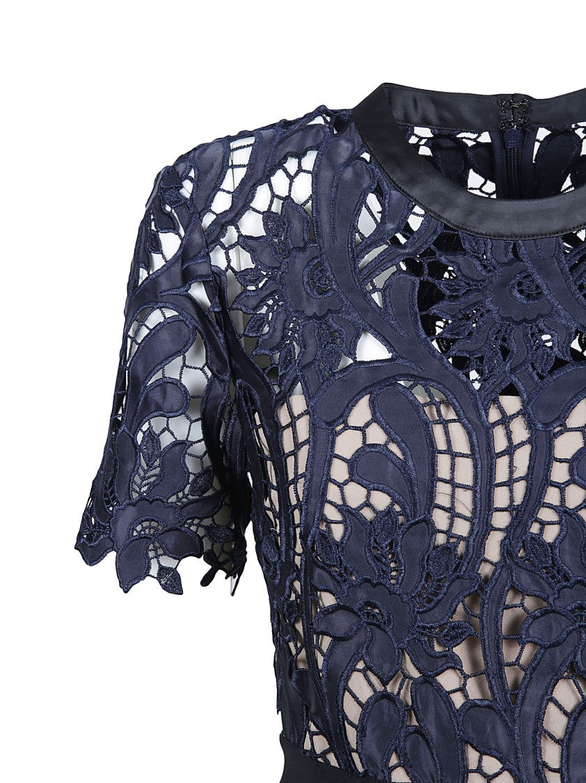 Self-Portrait Multicolour Floral Dress With Vibrant Pattern