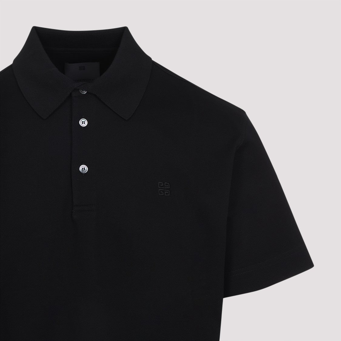 Givenchy Black Cotton Polo