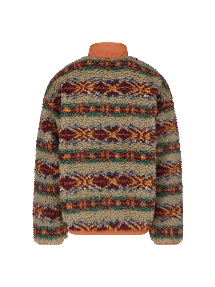 Polo Ralph Lauren Multicolor Teddy High Collar Fleece Pullover