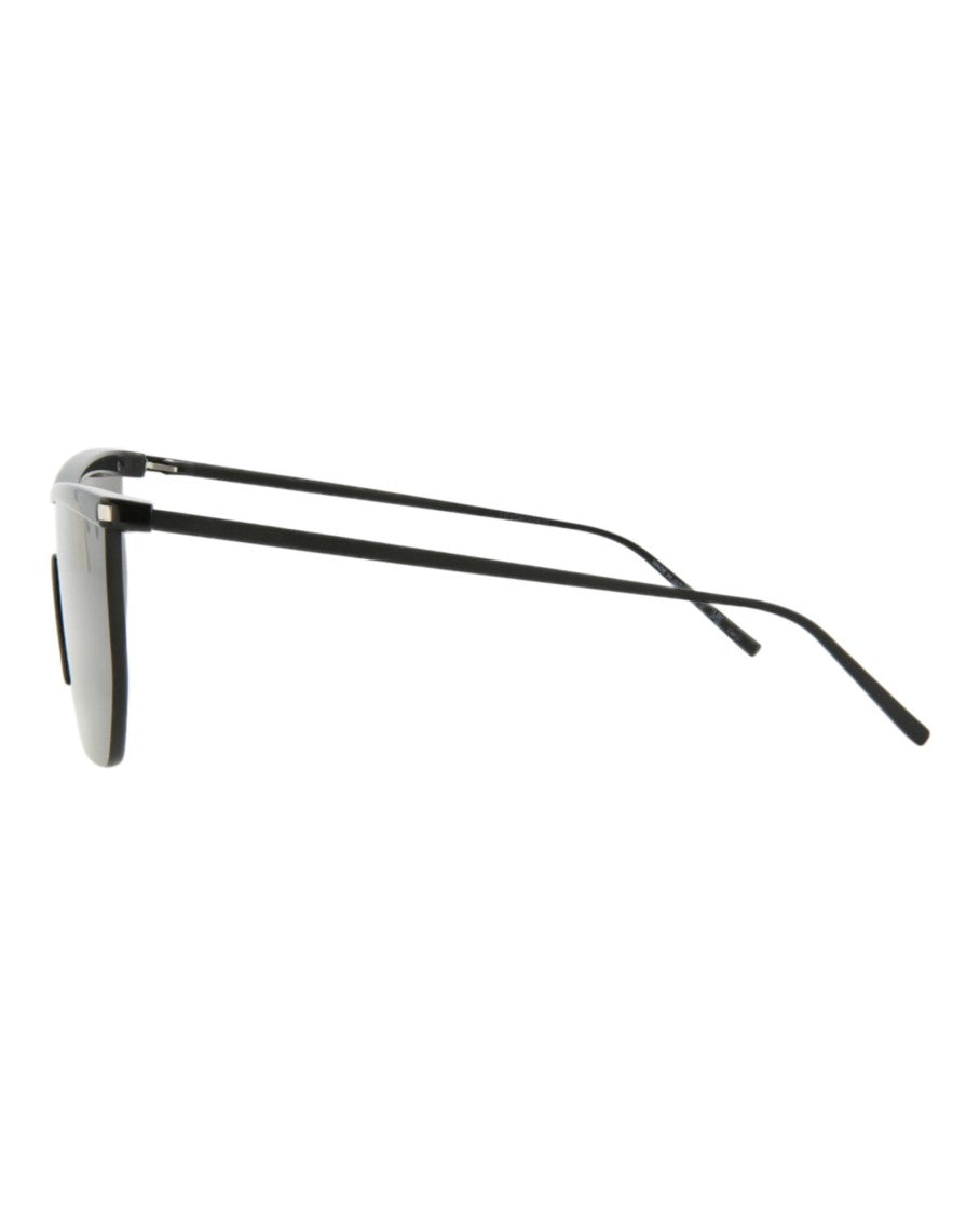 Saint Laurent Shield-Frame Injection Sunglasses With Metal Temples