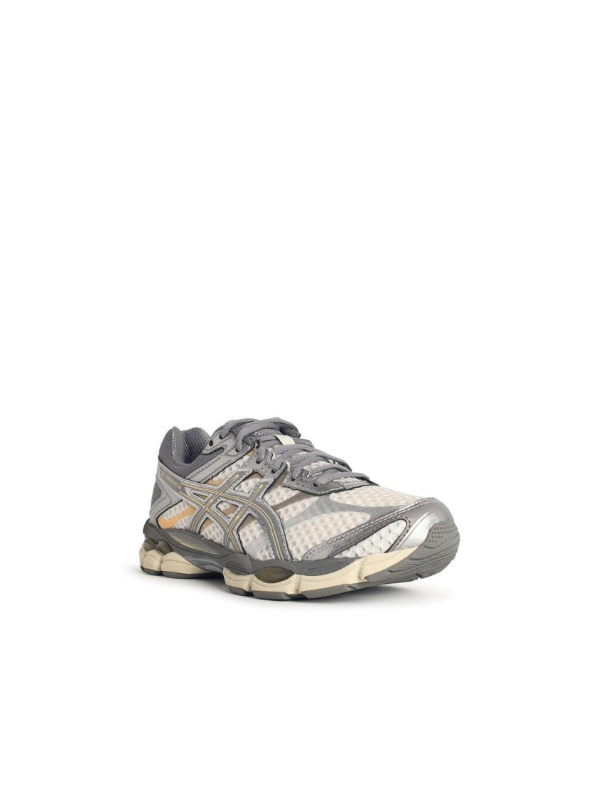 Asics Cumulus' Sneakers In Cream And Grey Technical Fabric