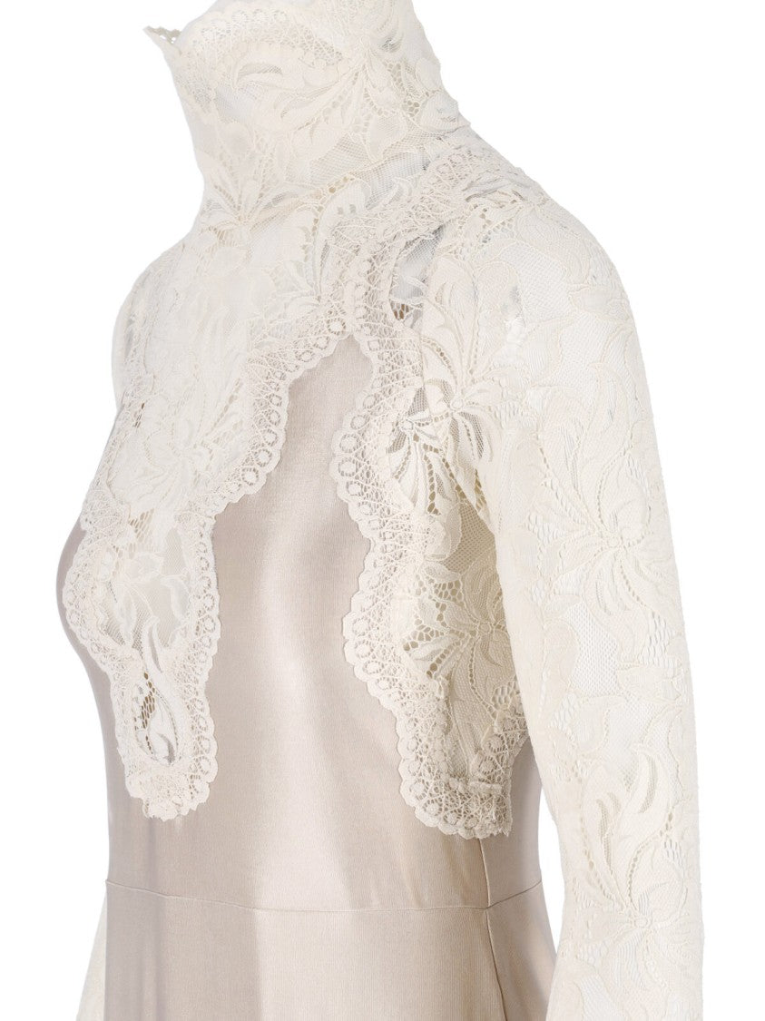 Rabanne Intricate Lace Maxi Dress By Rabanne
