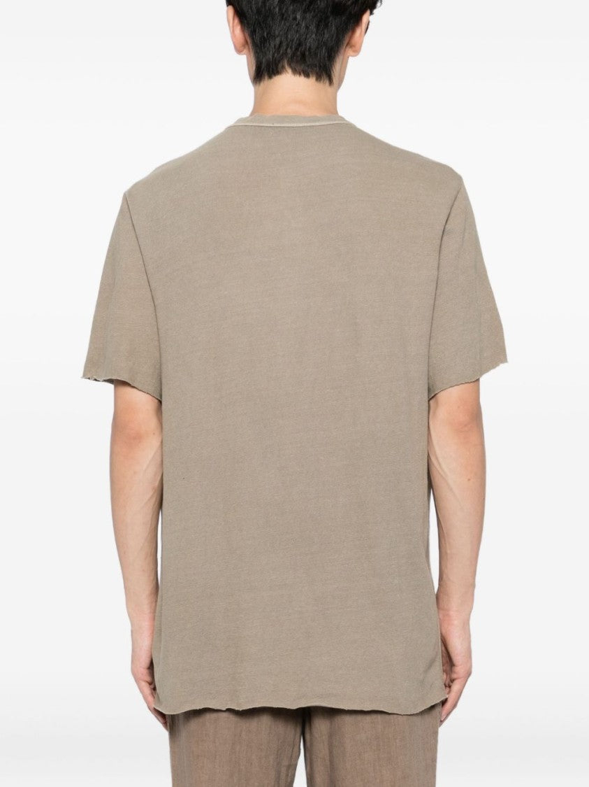 James Perse Relaxed-Fit Henley T-Shirt In Soft Slub Cotton