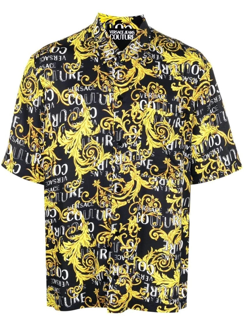 Versace Jeans Couture Print Logo Baroque Shirts